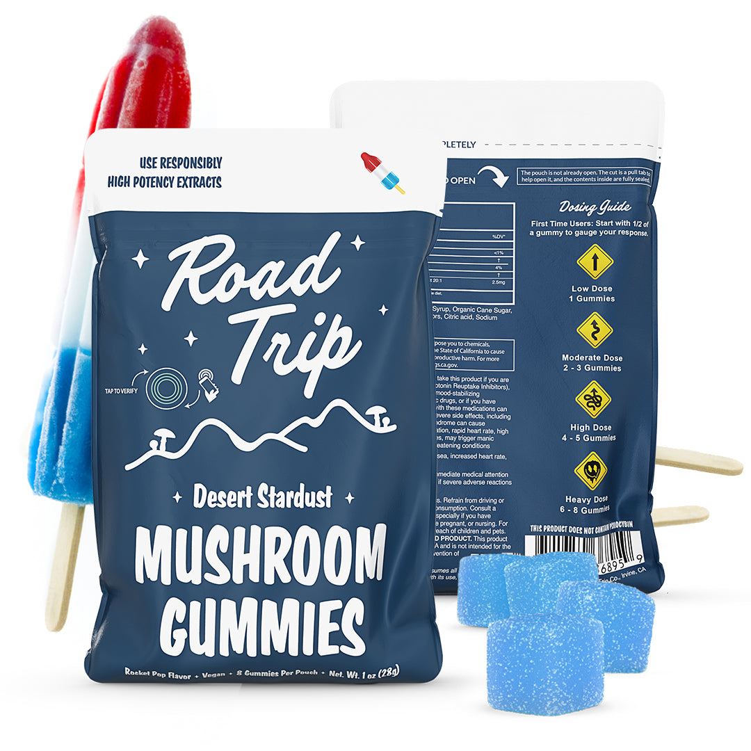 Road Trip Mushroom Gummies Desert Stardust