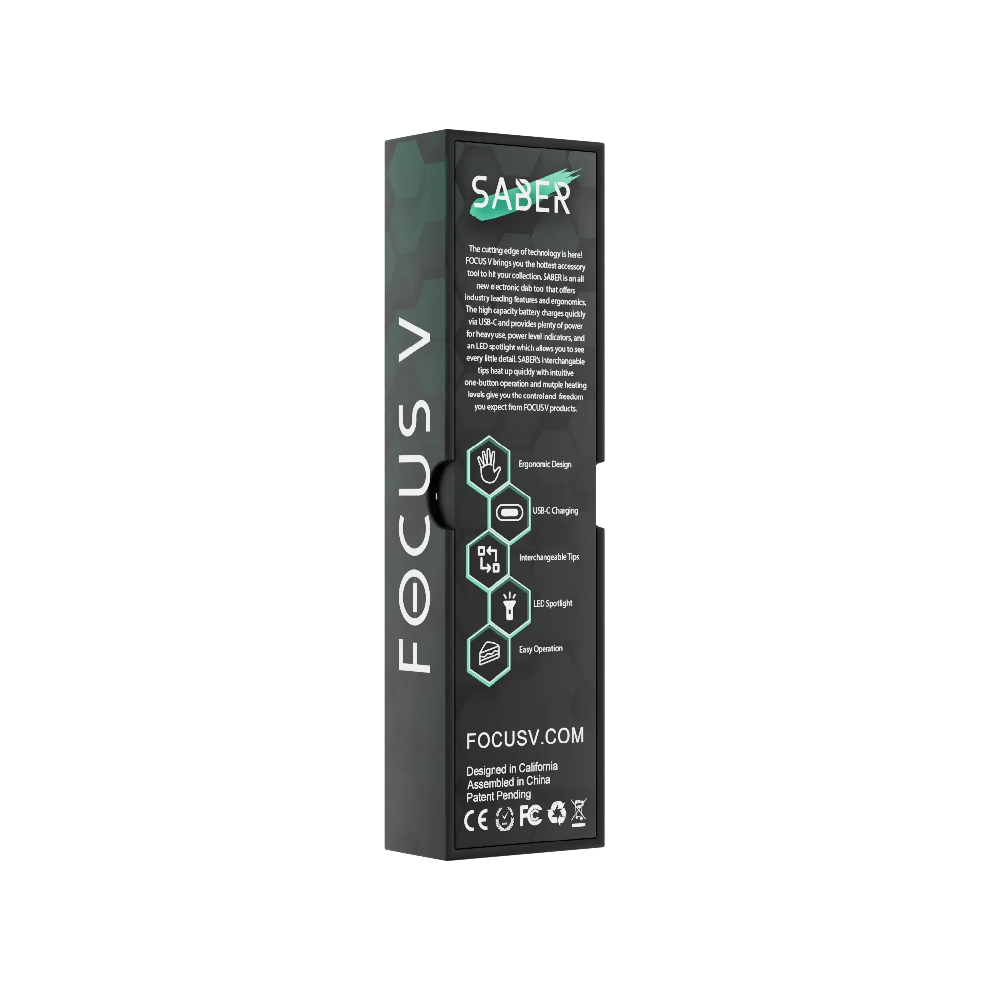Focus V Saber Electric Dab Tool Focus Coastal Hemp Co