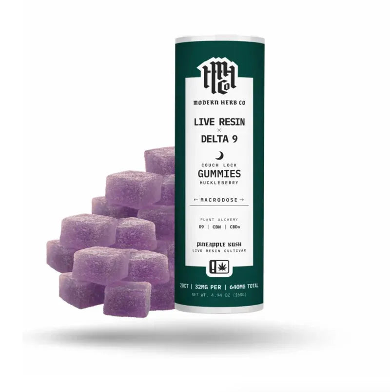 Modern Herb Co Delta 9 Live Resin Gummies: Couch Lock Blend Modern Herb Co Coastal Hemp Co