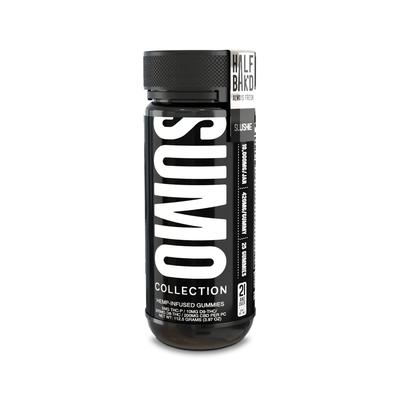 half bakd sumo gummy packaging