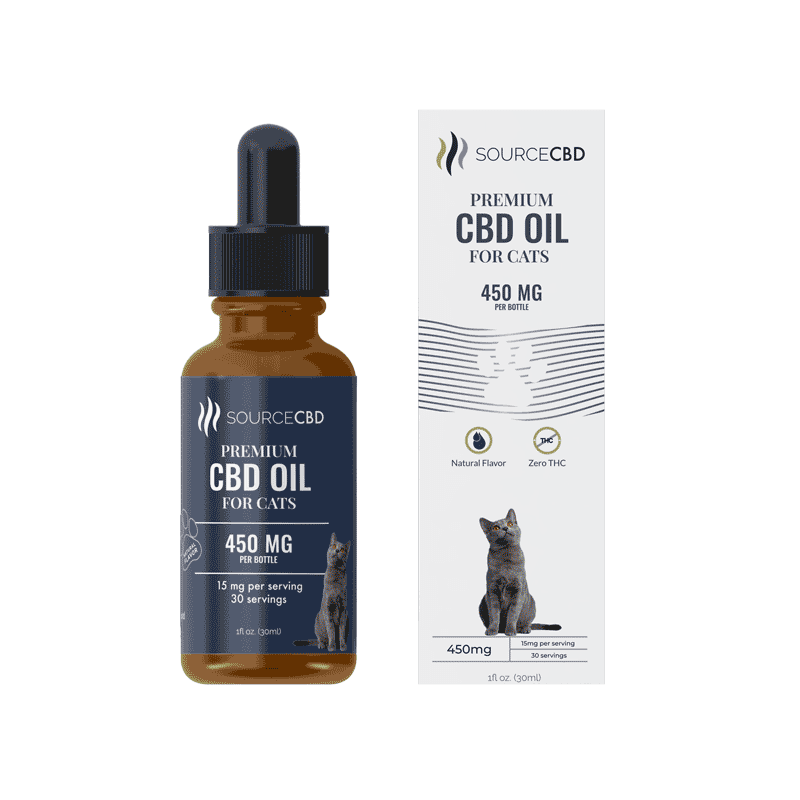 CBD Oil for Cats 450 mg Natural Flavor CBD Tincture - Coastal Hemp Co - Coastal Hemp Co