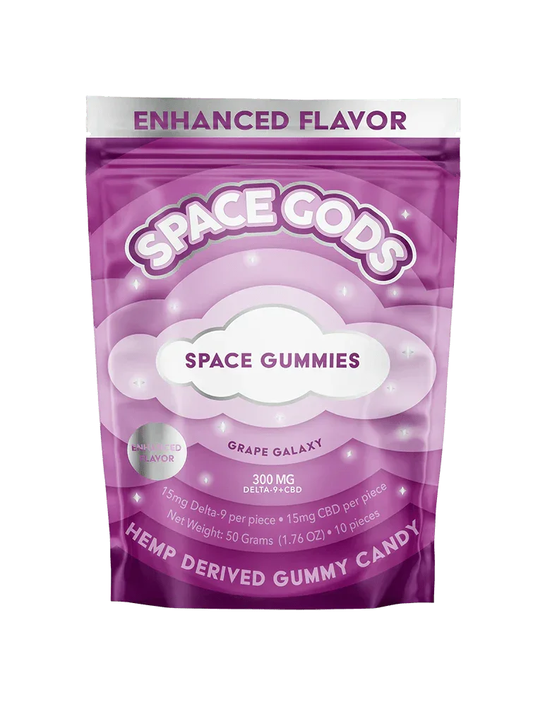 Space Gods | Regular Dose | Delta 9 THC + CBD Gummies - 300mg Prophet Premium Coastal Hemp Co