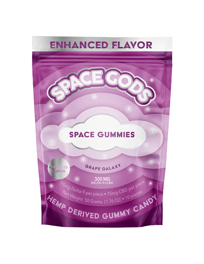 Space Gods | Regular Dose | Delta 9 THC + CBD Gummies - 300mg Prophet Premium Coastal Hemp Co