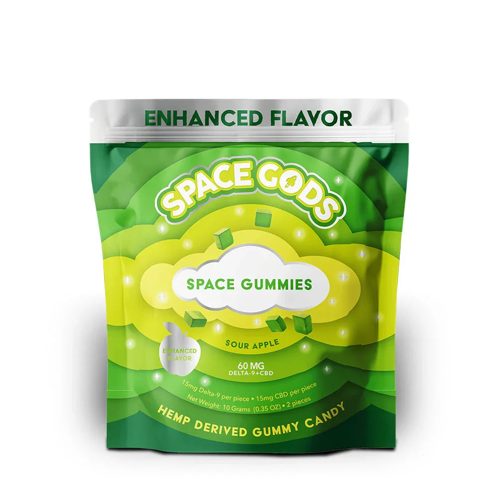 Space Gods Space Gummies – Regular Dose | THC + CBD – 2Pk Prophet Premium Coastal Hemp Co