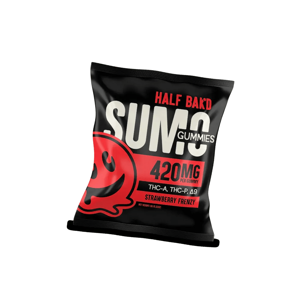 HALF BAK'D - Sumo Gummies 420mg 2ct Half Bak'd Coastal Hemp Co