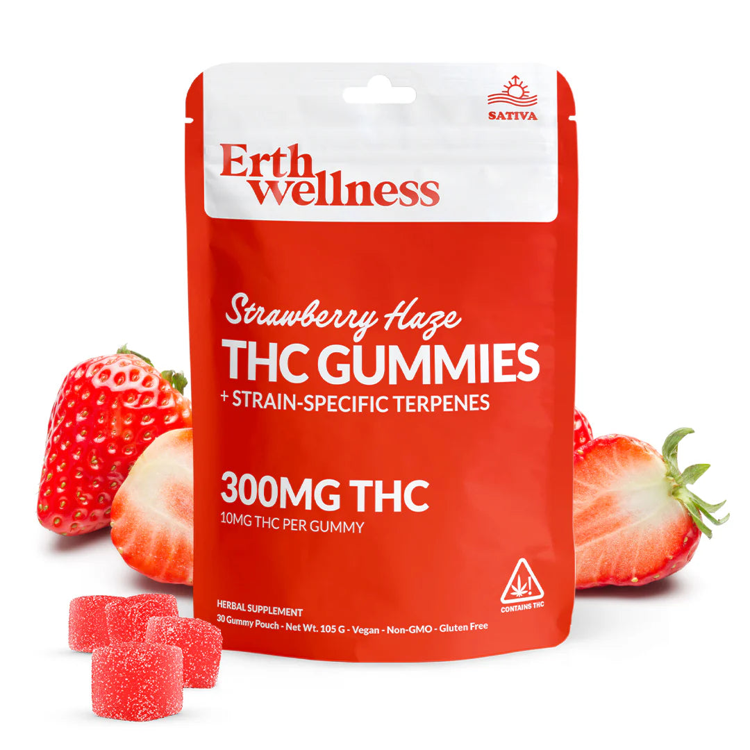 Erth Wellness D9 THC Strain Specific Gummies Erth Wellness Coastal Hemp Co