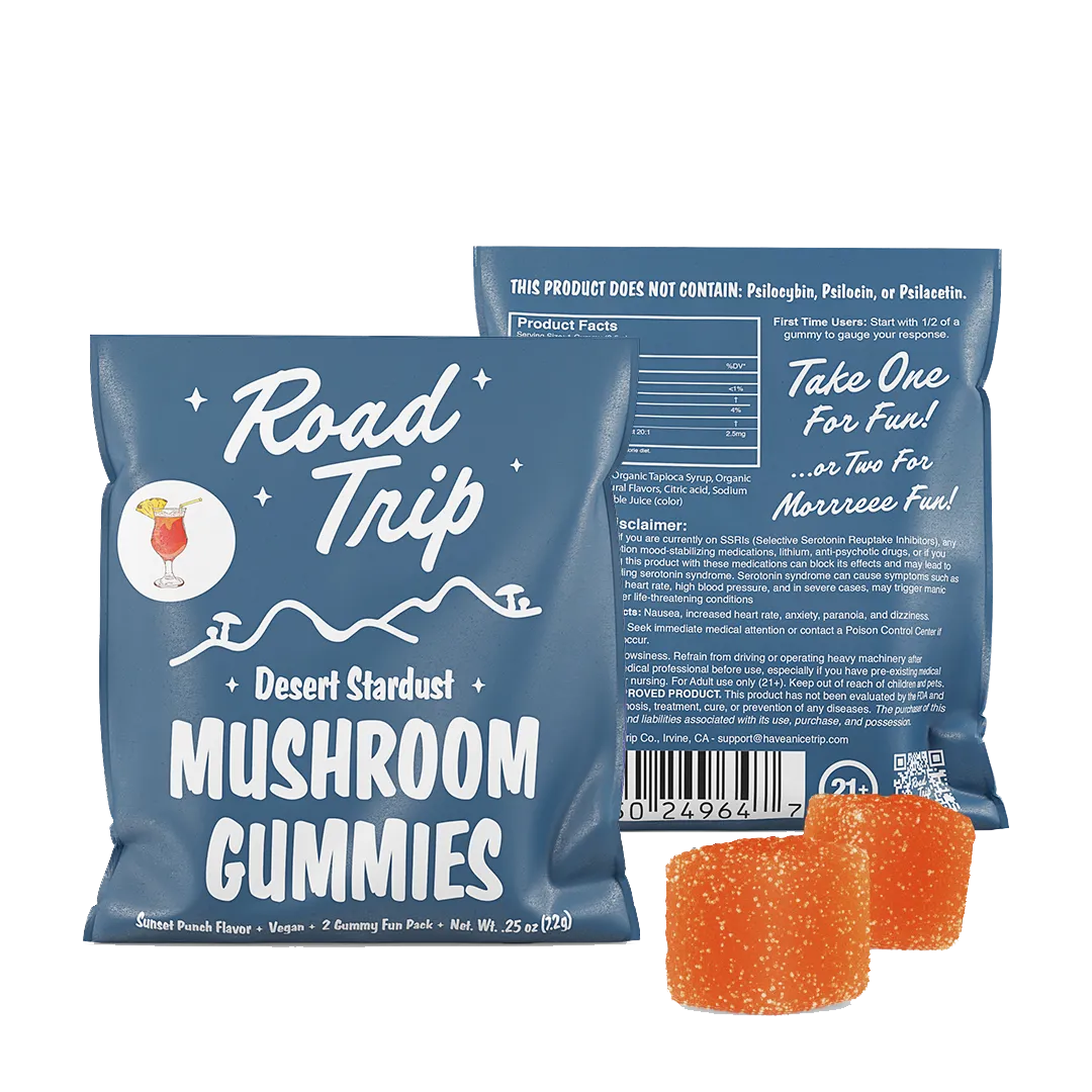 Road Trip Mushroom Gummies 2 Pack