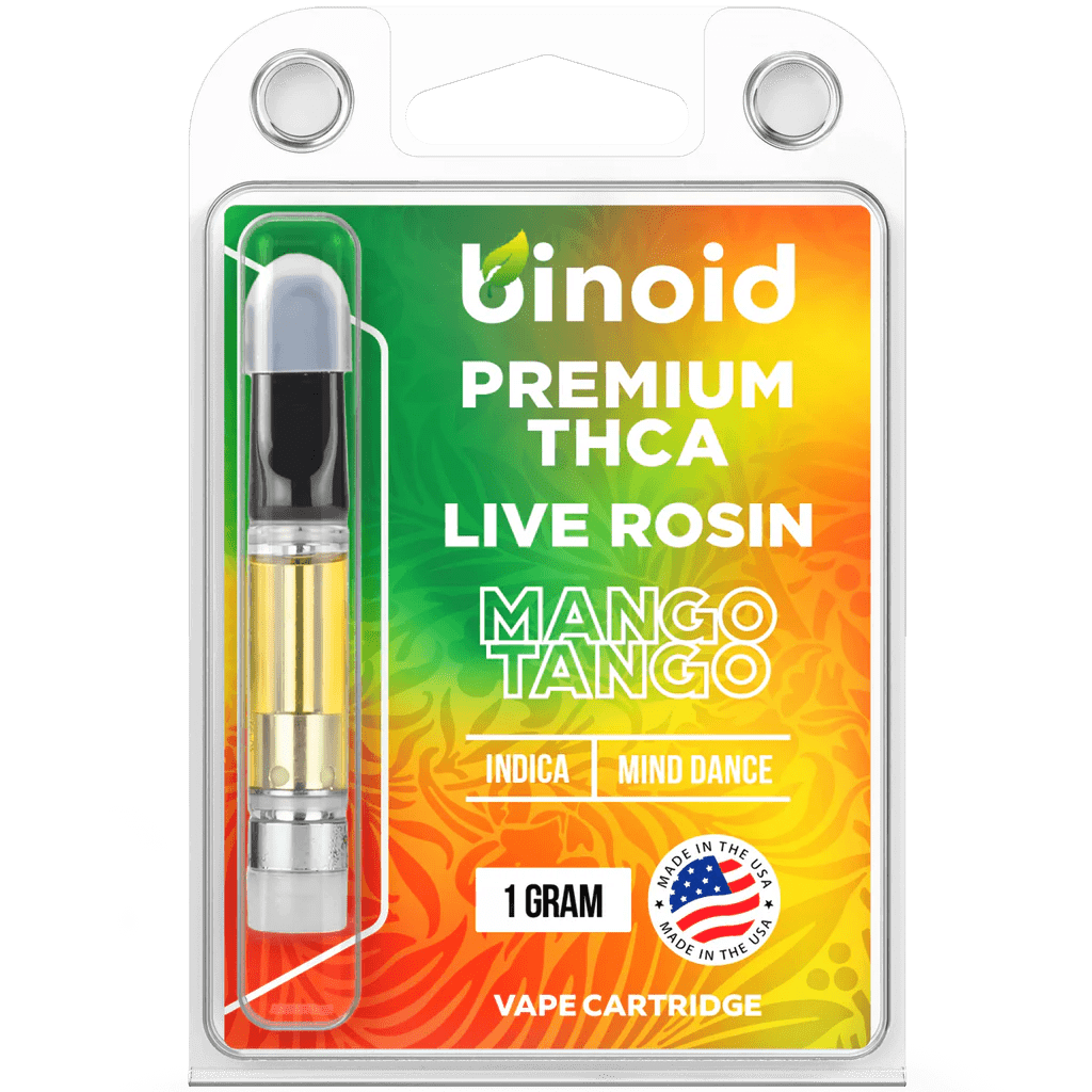 Binoid THCA Vape Cartridge w/ Live Rosin 1G - Coastal Hemp Co