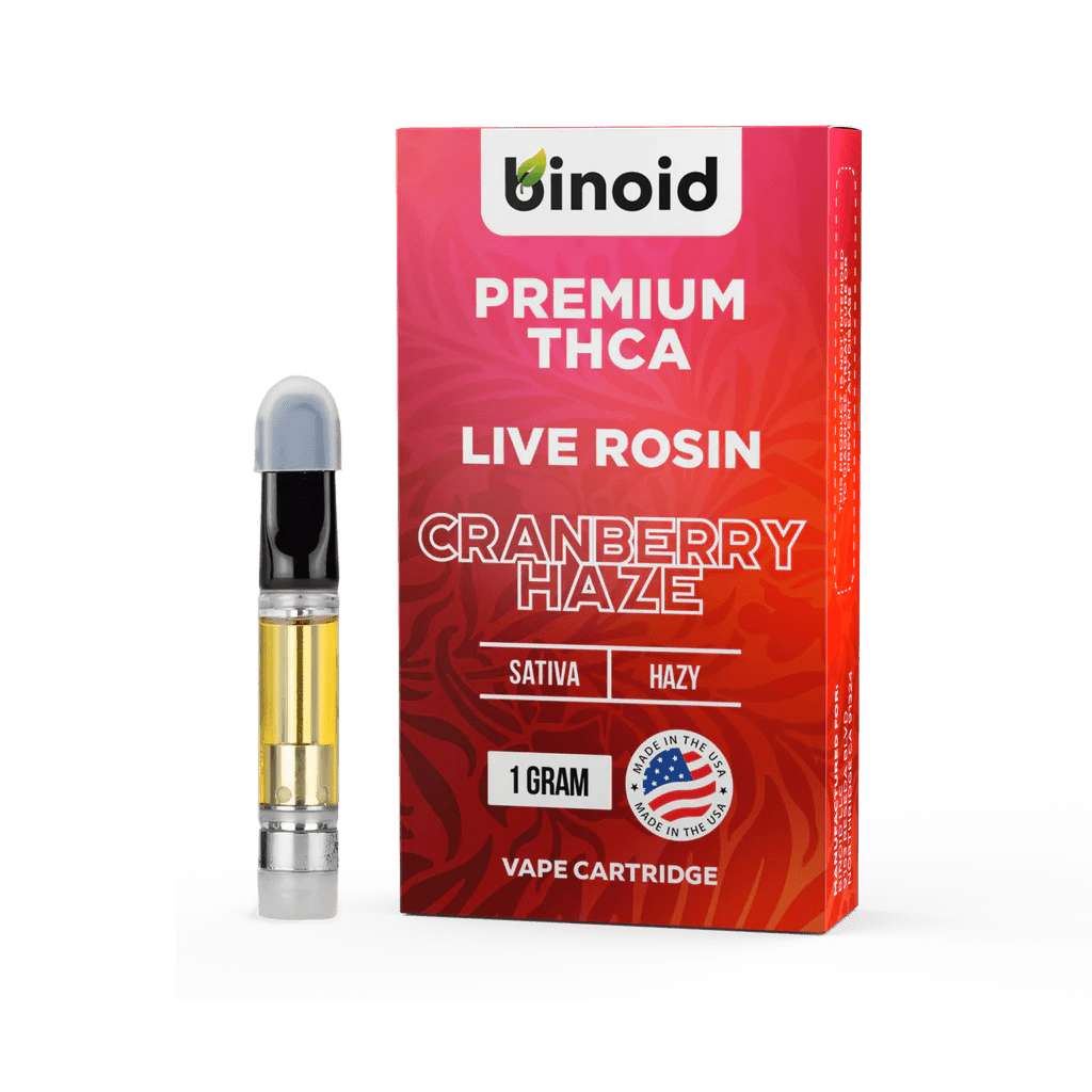 Binoid THCA Vape Cartridge w/ Live Rosin 1G - Coastal Hemp Co