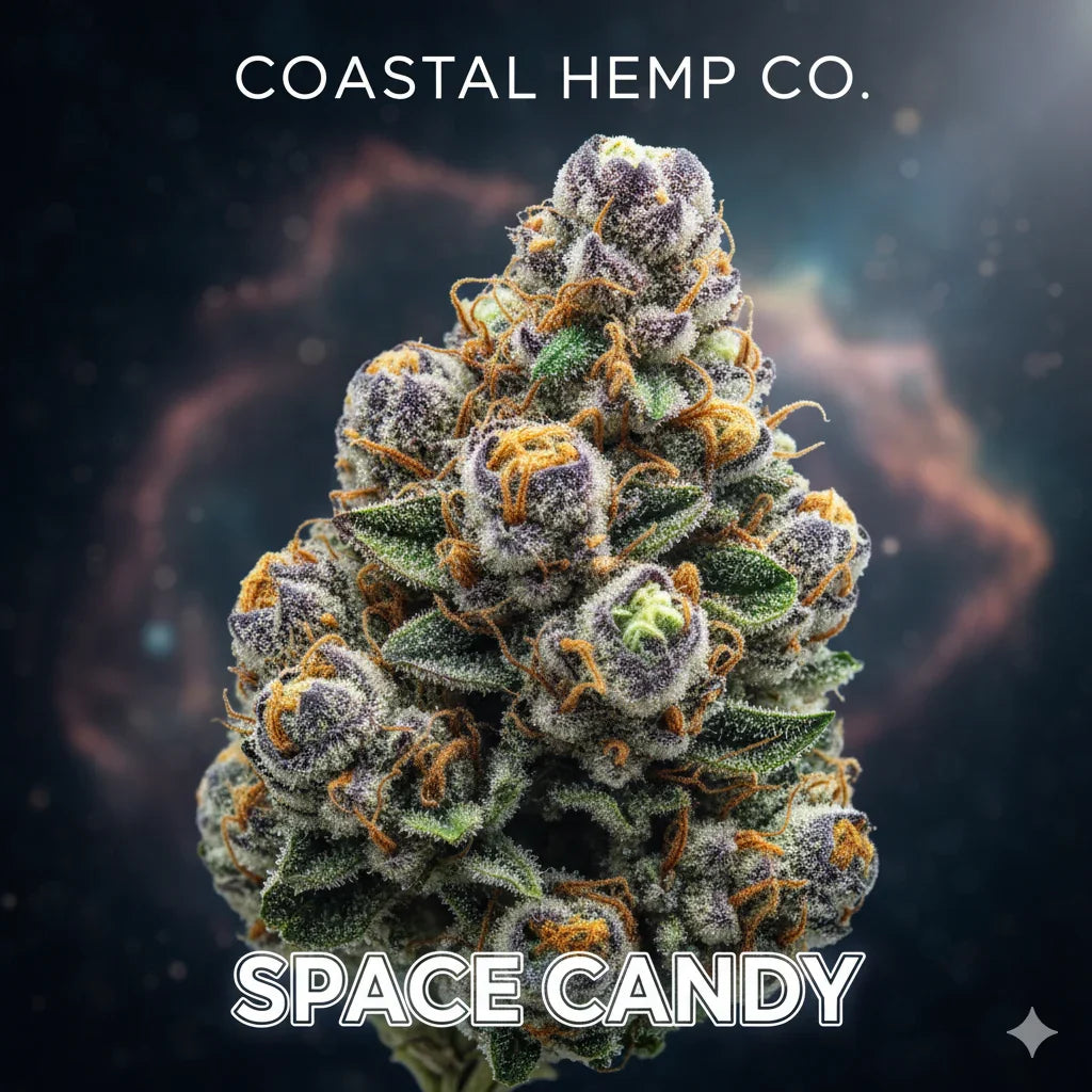 Space Candy THCa Flower - Exotic Hybrid Coastal Canna Coastal Hemp Co