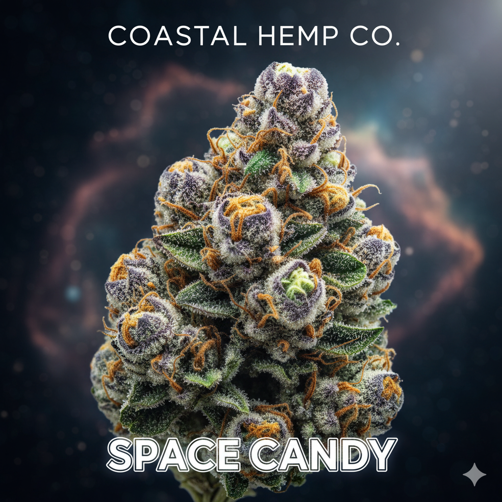 Space Candy THCa Flower - Exotic Hybrid Coastal Canna Coastal Hemp Co