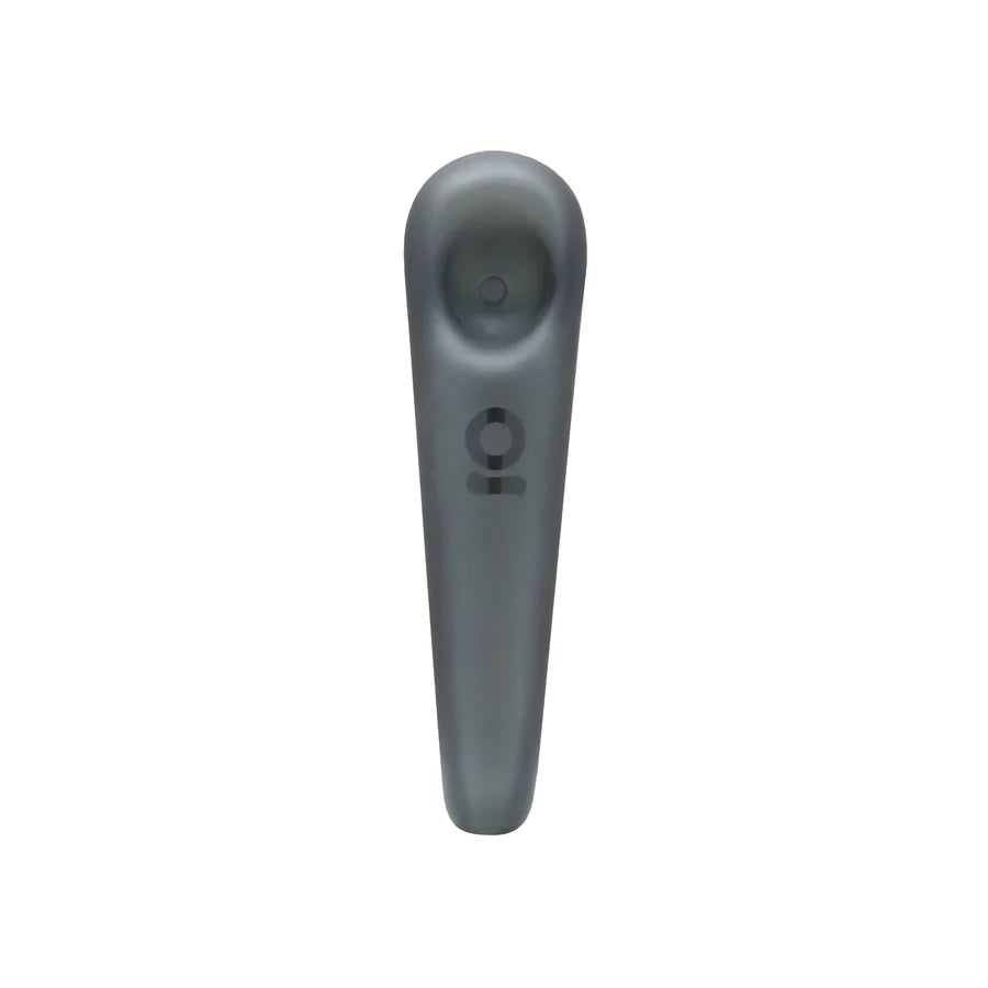 ONGROK Teardrop Sandblasted Glass Spoon Pipe 4" Ongrok Coastal Hemp Co