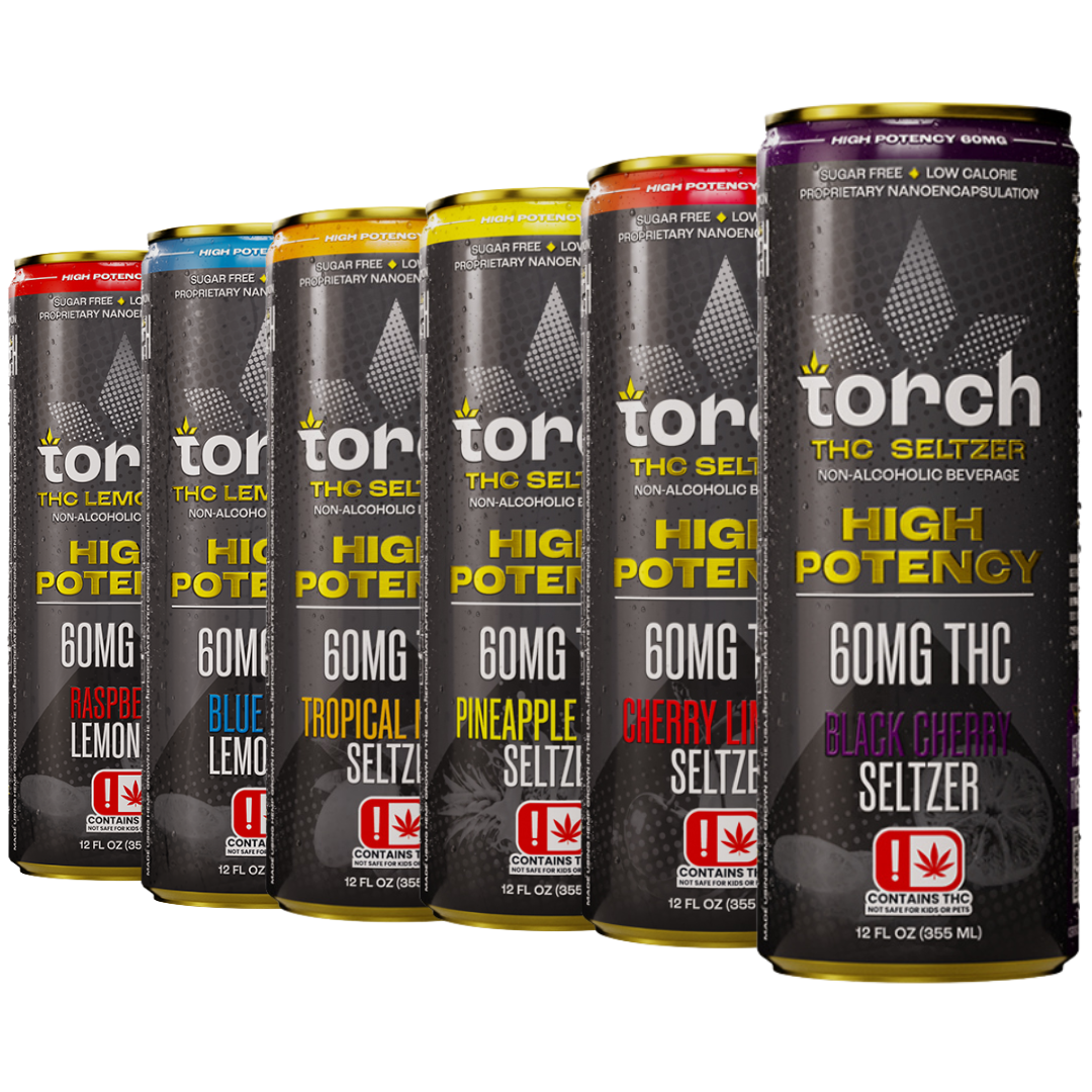 Torch High Potency THC Seltzer 60mg - Coastal Hemp Co
