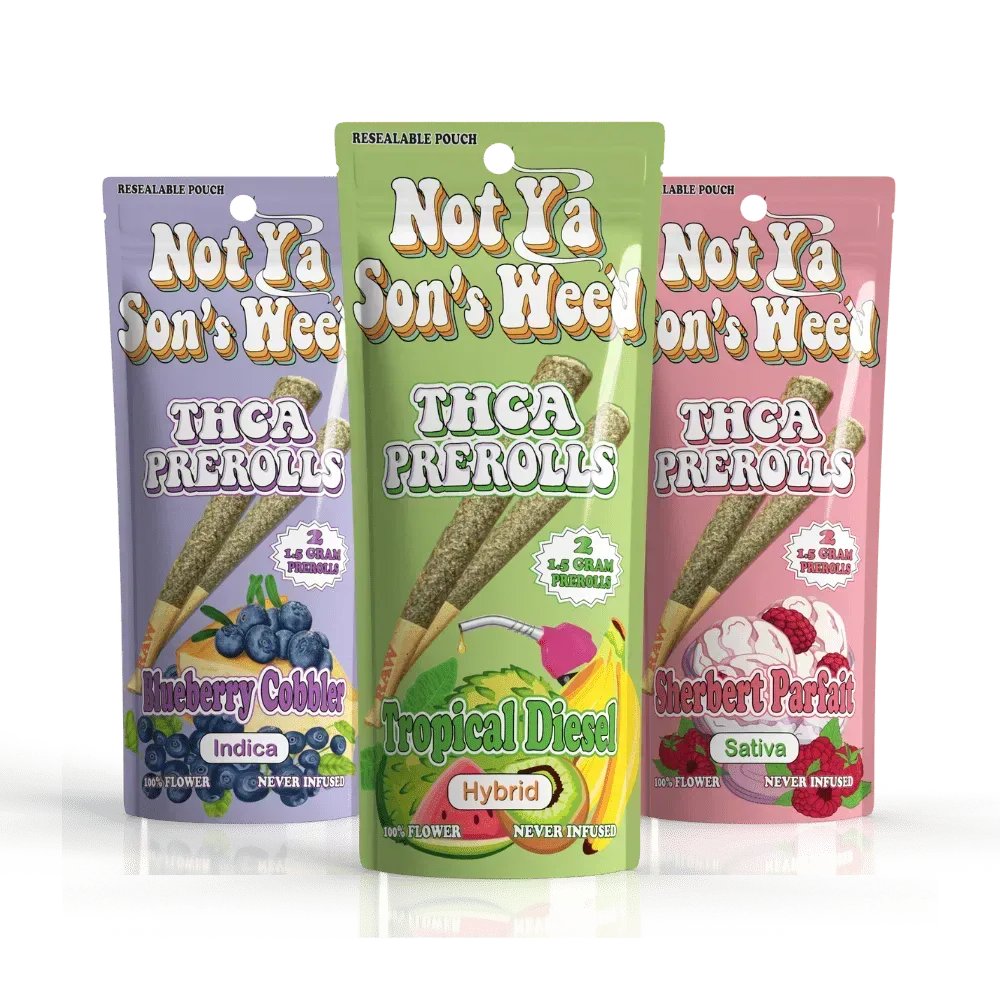 Not Ya Sons Weed THCa Pre Rolls 2pk Not Ya Sons Weed Coastal Hemp Co