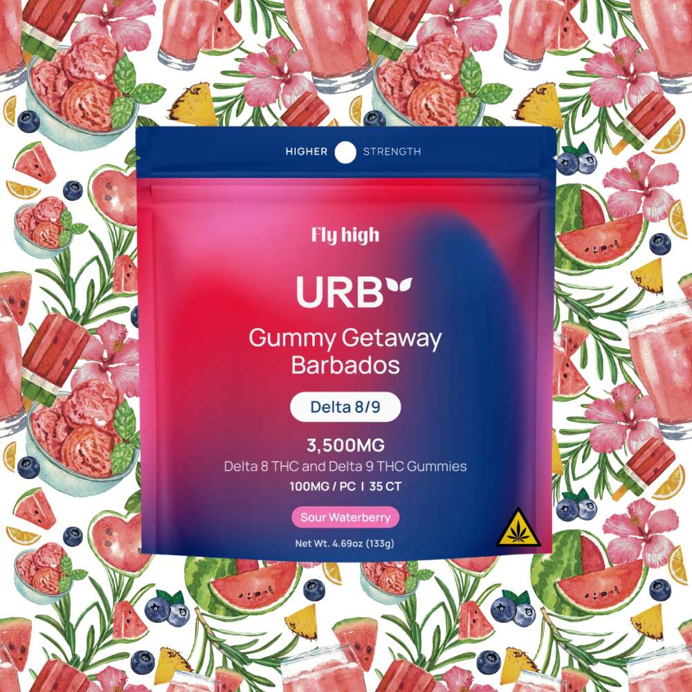 Urb D8 D9 THC Gummies 3500MG Lifted Made Coastal Hemp Co