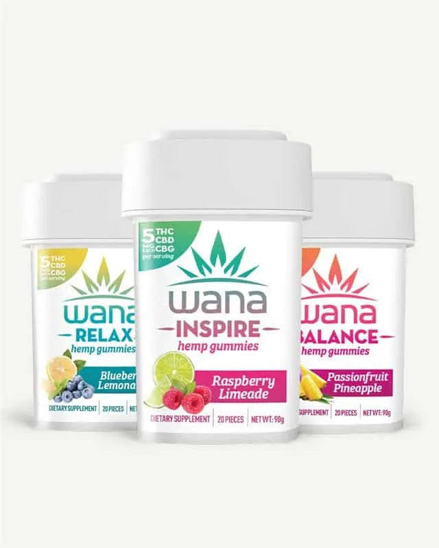 Wana Classic Gummies THC Infused Wana Coastal Hemp Co