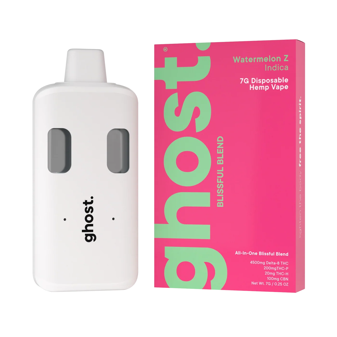 Ghost Blissful Blend THCA Disposable 7G - Coastal Hemp Co