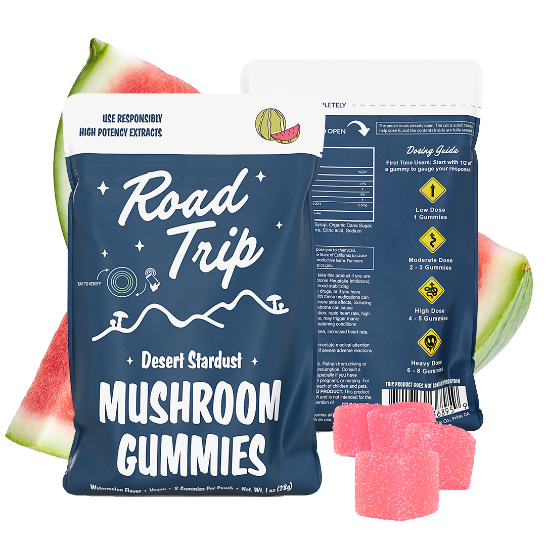 Road Trip Mushroom Gummies Desert Stardust