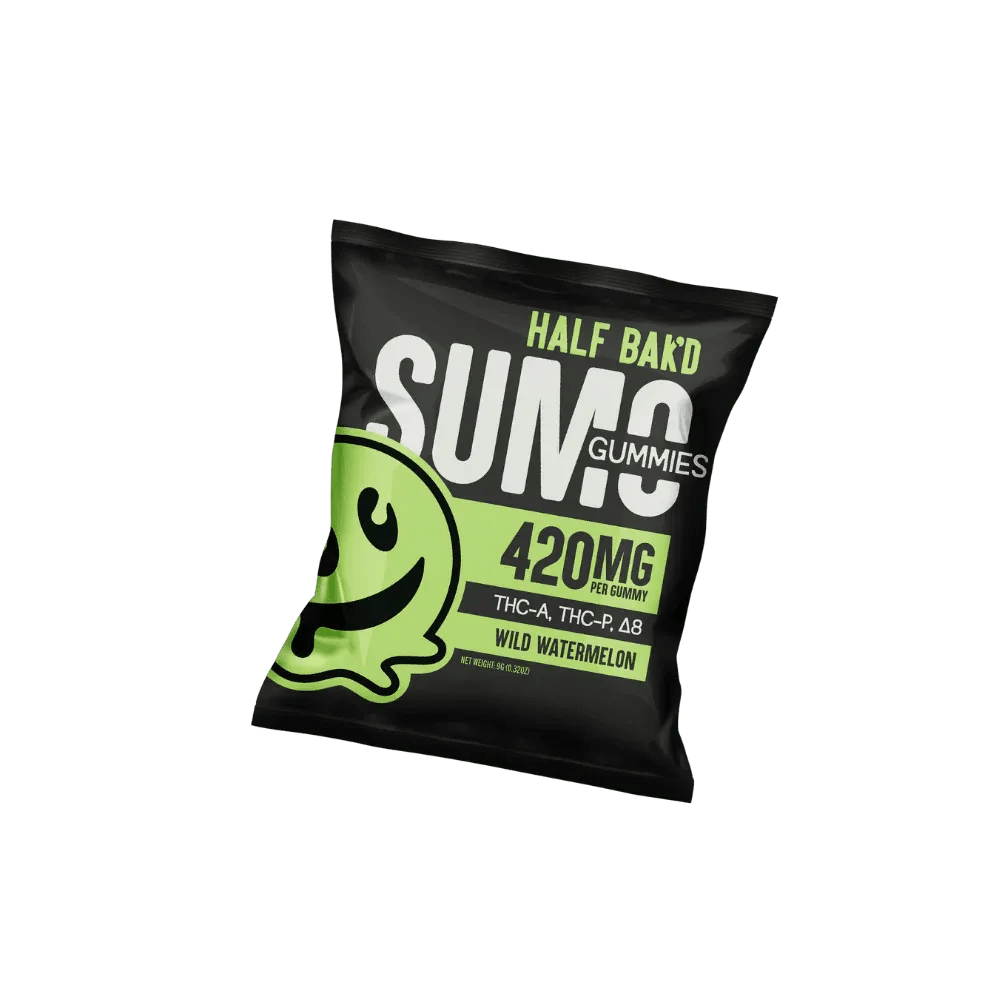 HALF BAK'D - Sumo Gummies 420mg 2ct Half Bak'd Coastal Hemp Co