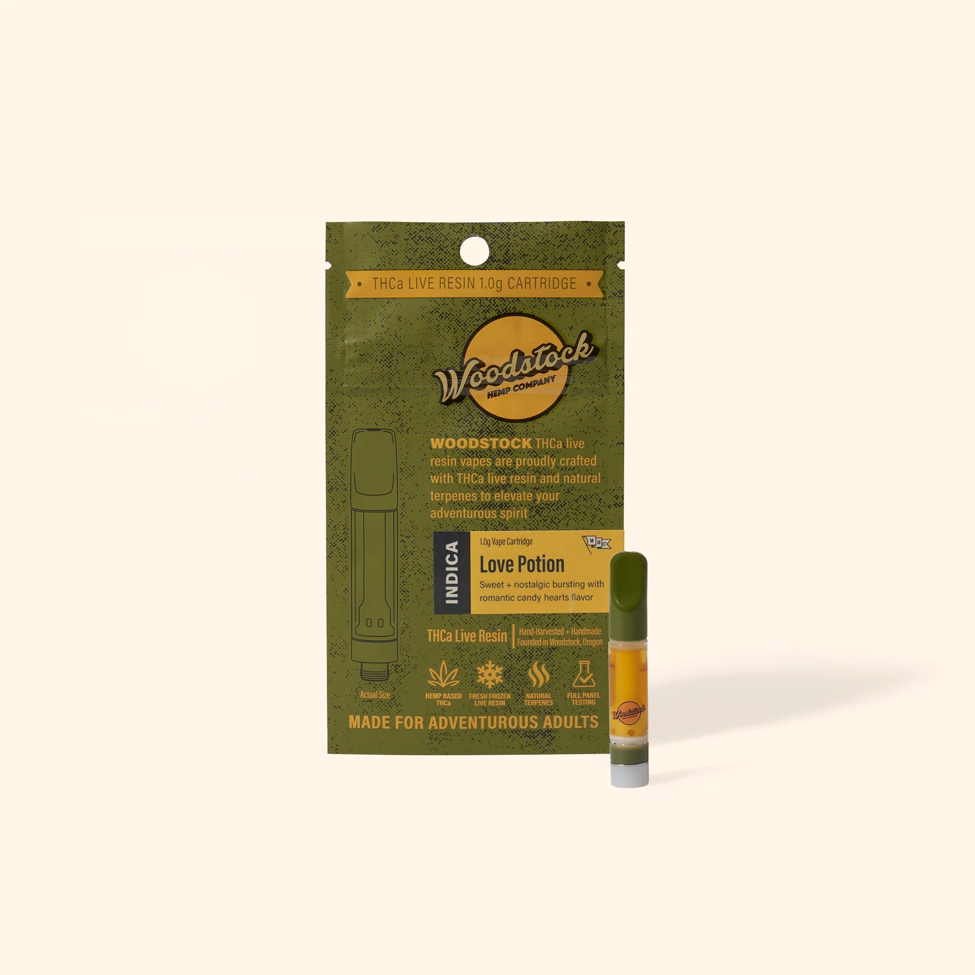 Woodstock THCa Liquid Diamond Live Resin 1.0g Cartridge