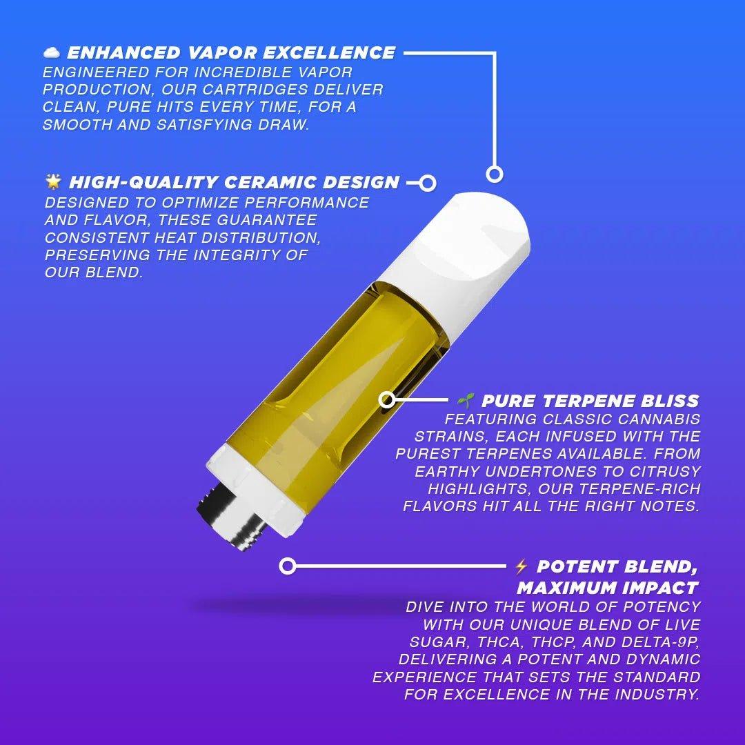 Adios MF THCa Live Sugar Cartridge 2G - Coastal Hemp Co