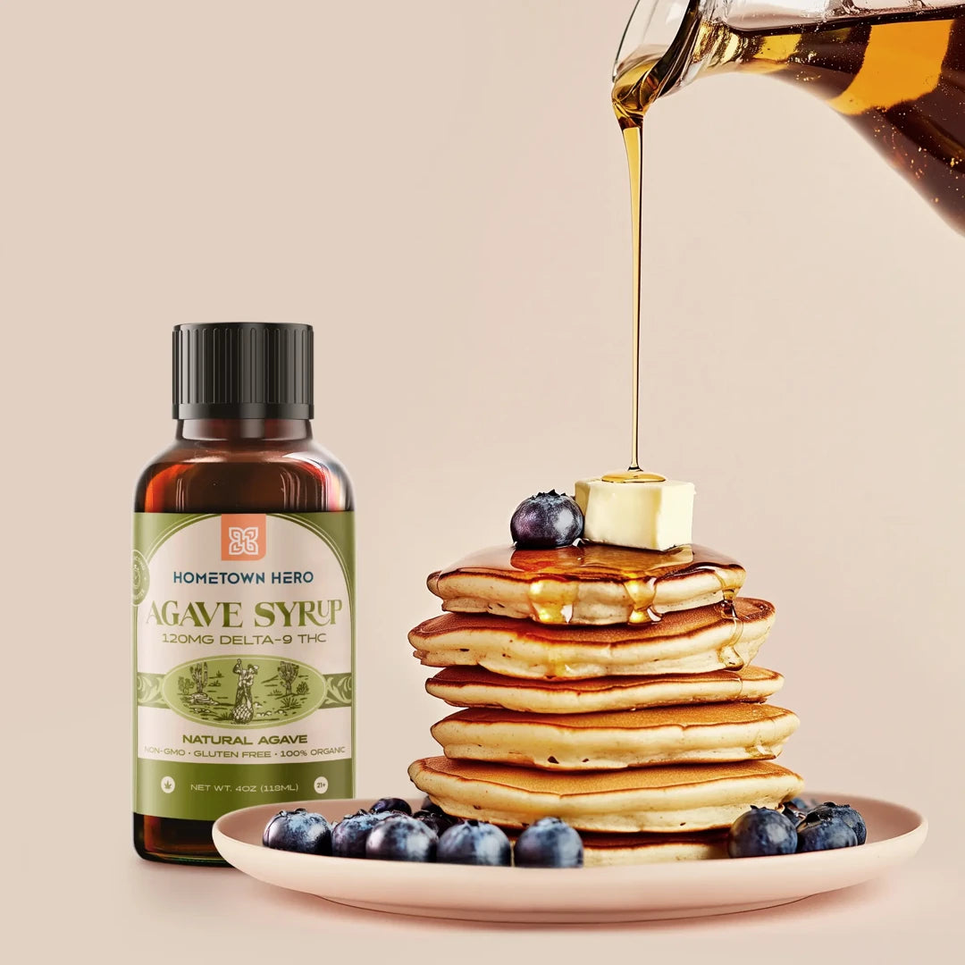 Hometown Hero Natural Agave THC Syrup 120mg
