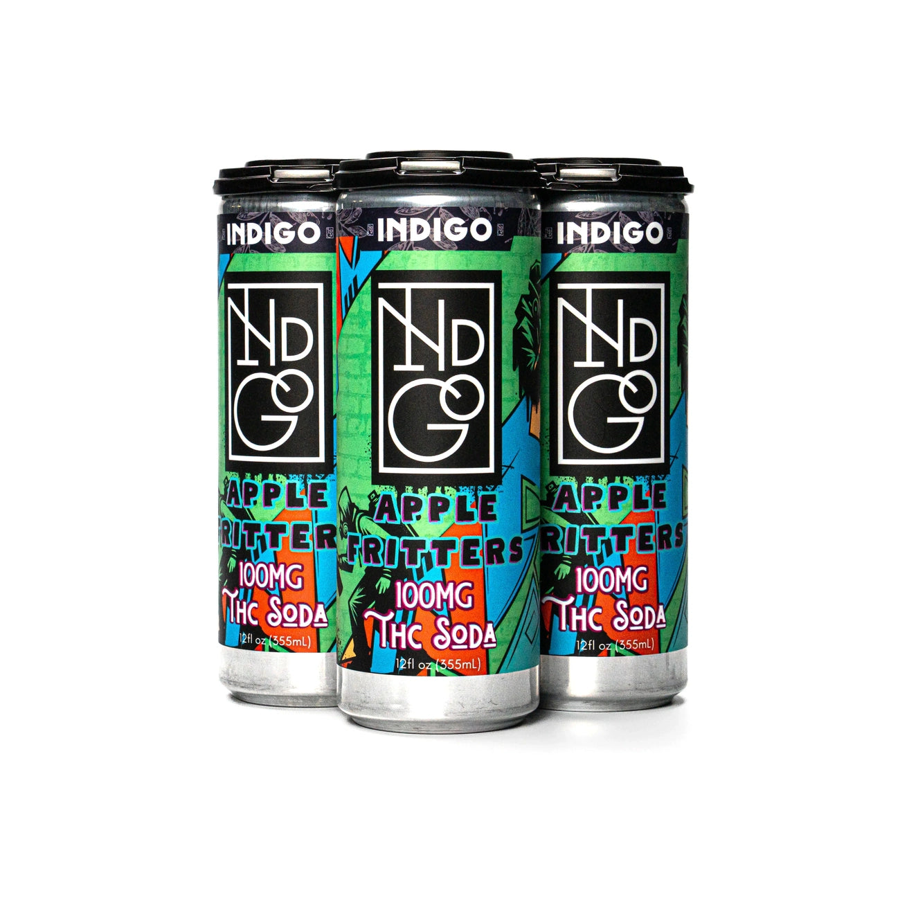 Indigo Seltzer 100mg THC Indigo Coastal Hemp Co