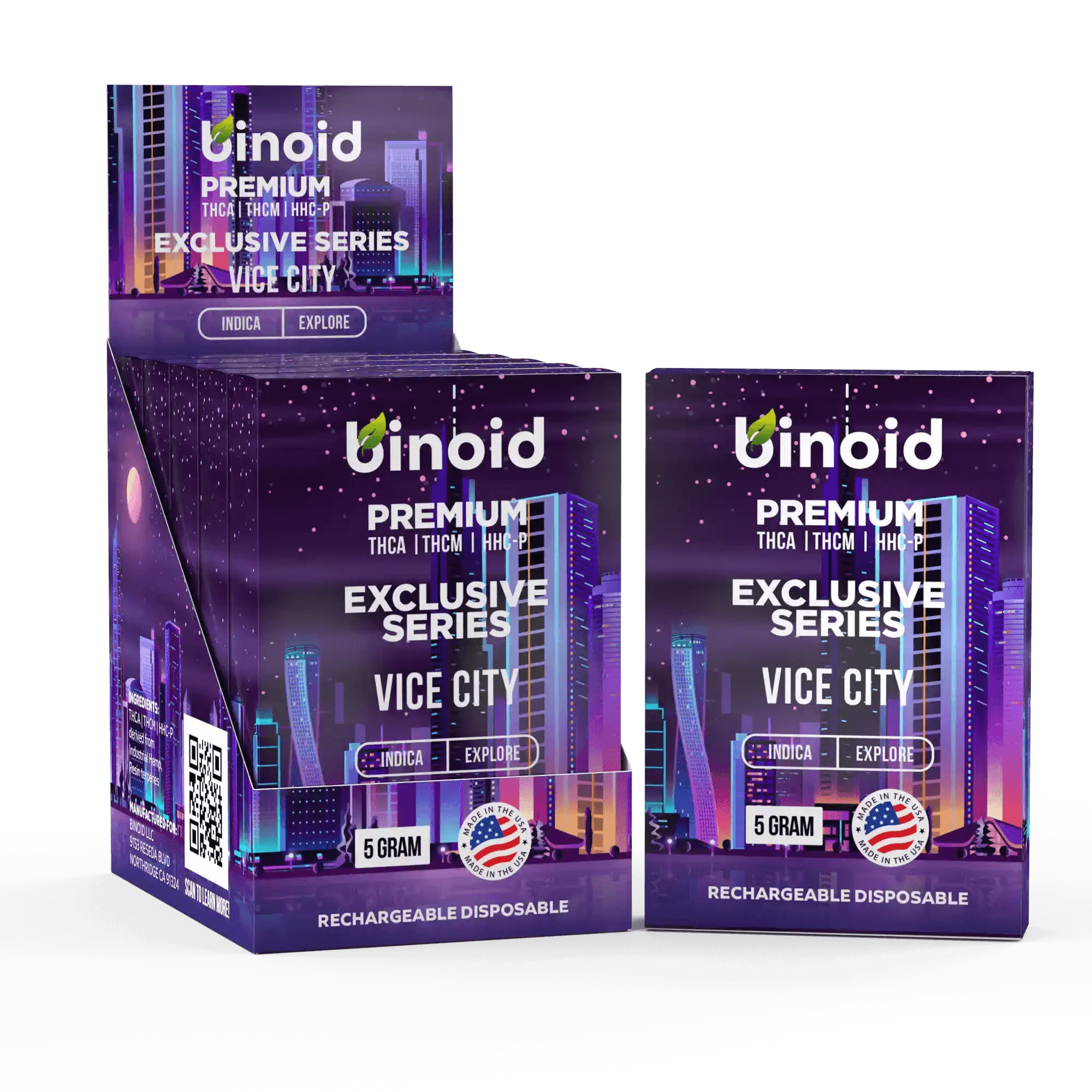 Binoid 5 Gram Disposable Vape - Exclusive Series THCA THCM HHCP - Coastal Hemp Co