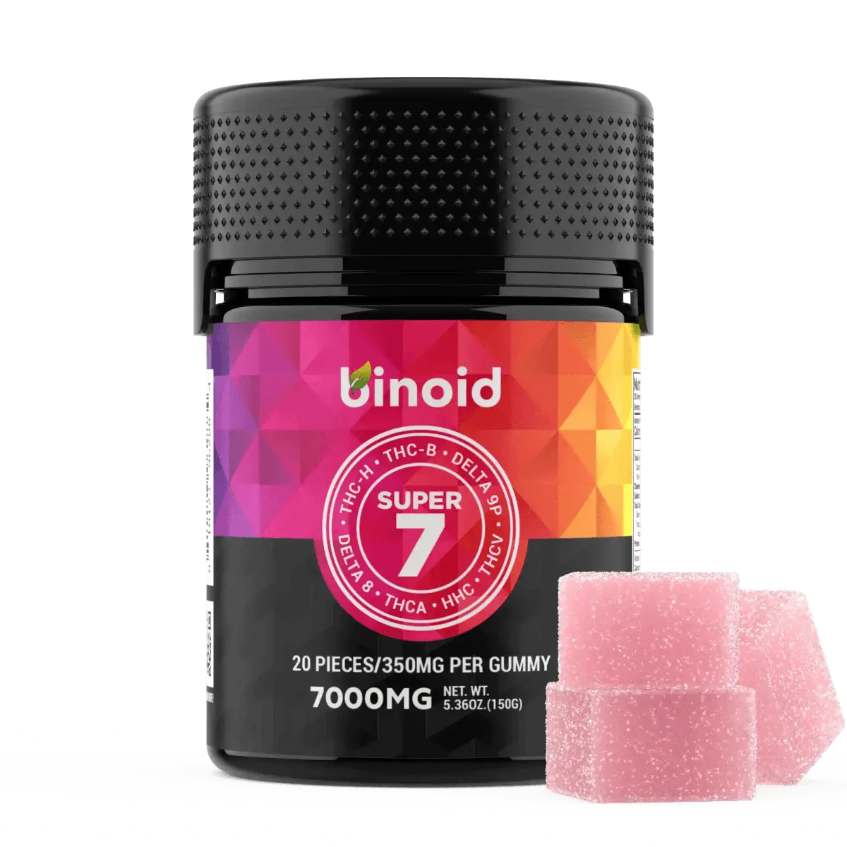 Binoid Super 7 Gummies - 7000MG - Coastal Hemp Co