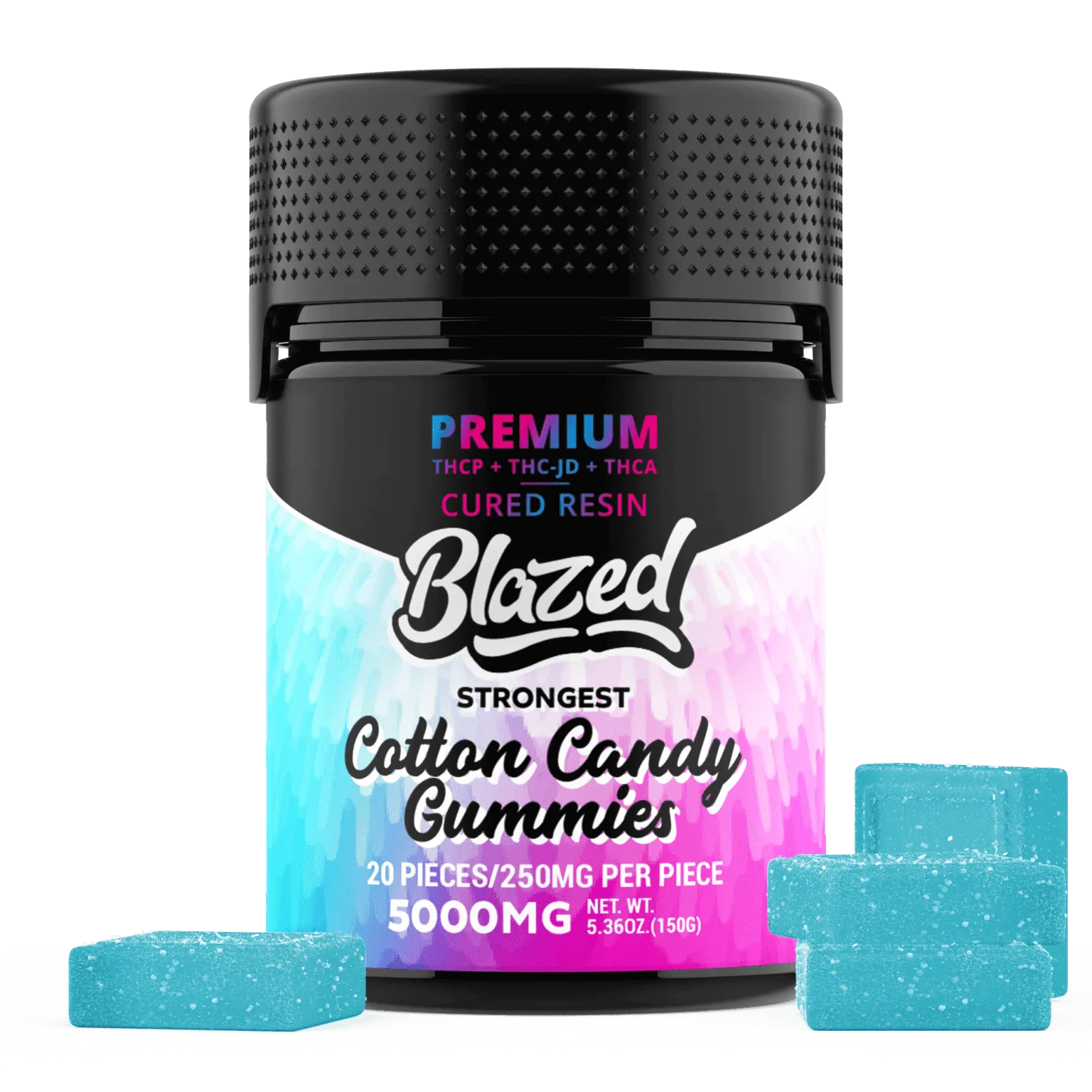 THCA + Delta 9P 5000 MG Gummies - Blazed - Coastal Hemp Co