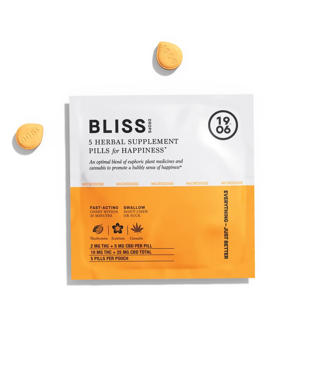 Bliss Pouch - 1906 Drops 10mg 1906 Coastal Hemp Co