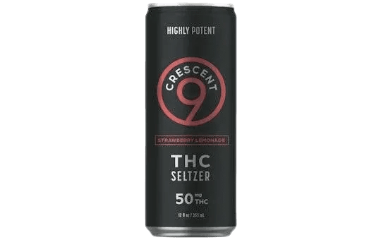 Crescent Canna - Crescent 9 High Potency THC Seltzer 50mg - Shop Coastal Hemp Co