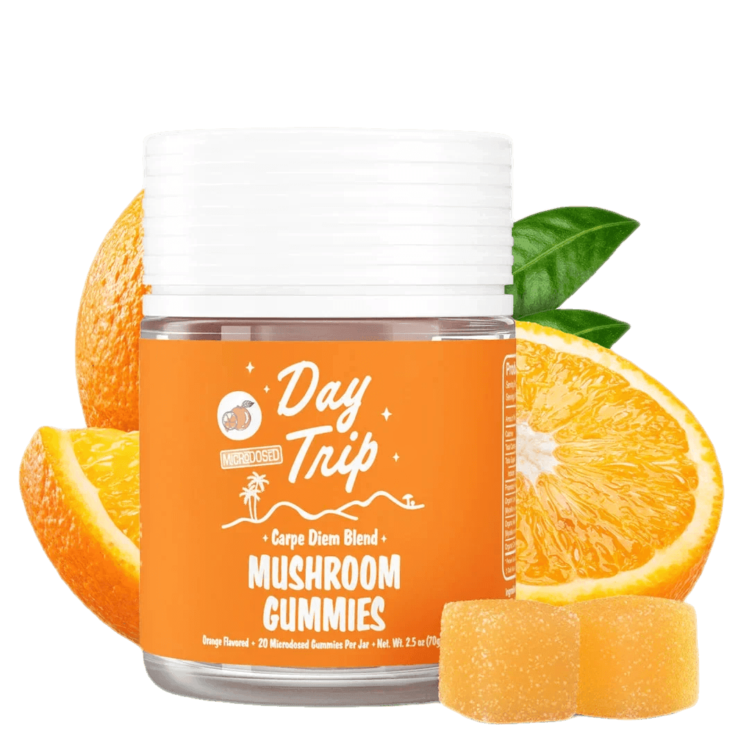 Day Trip Microdosed Gummies w/ Functional Mushrooms - Coastal Hemp Co