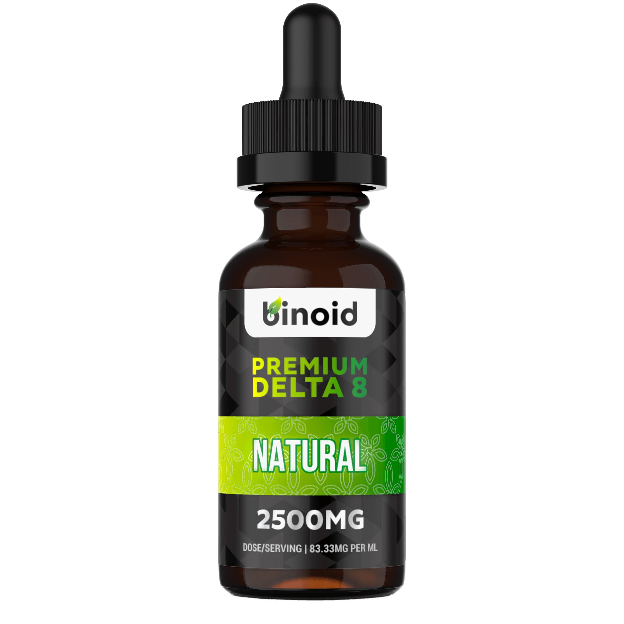 Delta 8 THC Tincture Natural Flavor (1000 mg, 2500 mg, 5000 mg) - Coastal Hemp Co