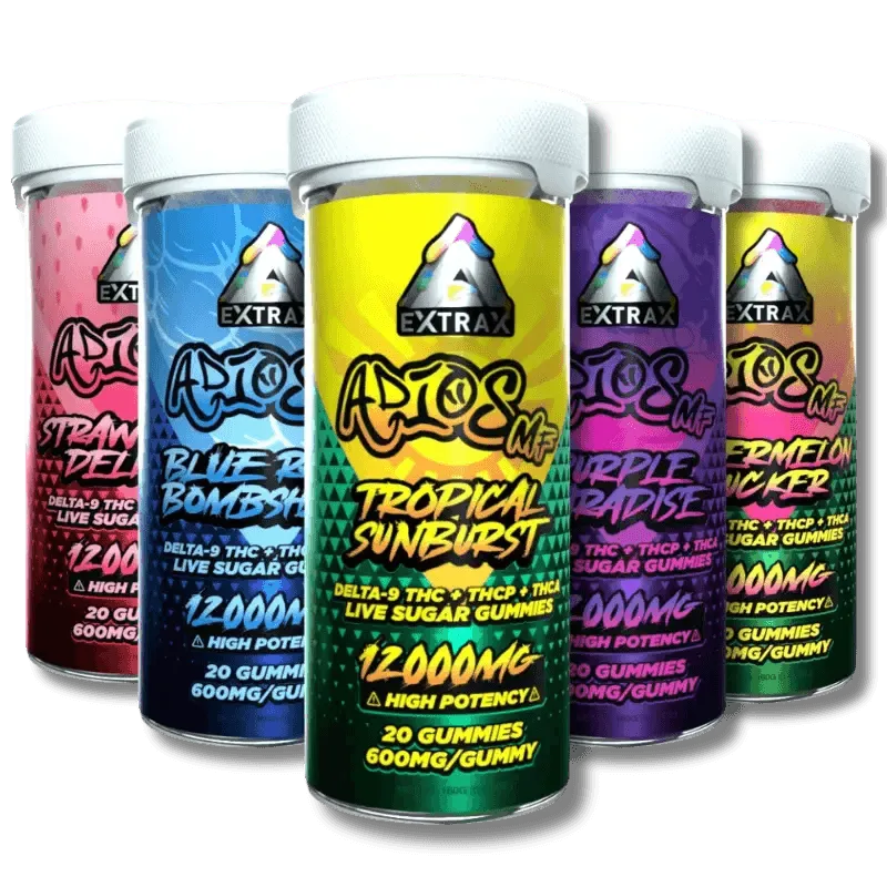 Delta Extrax Adios MF THCA Gummies (12,000Mg) Live Sugar – Coastal