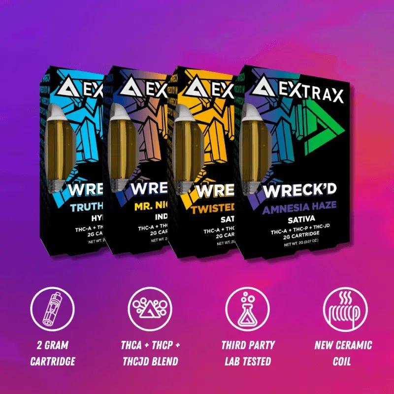 Delta Extrax - Delta Extrax Wreck'd 2G Cartridges - Shop Coastal Hemp Co