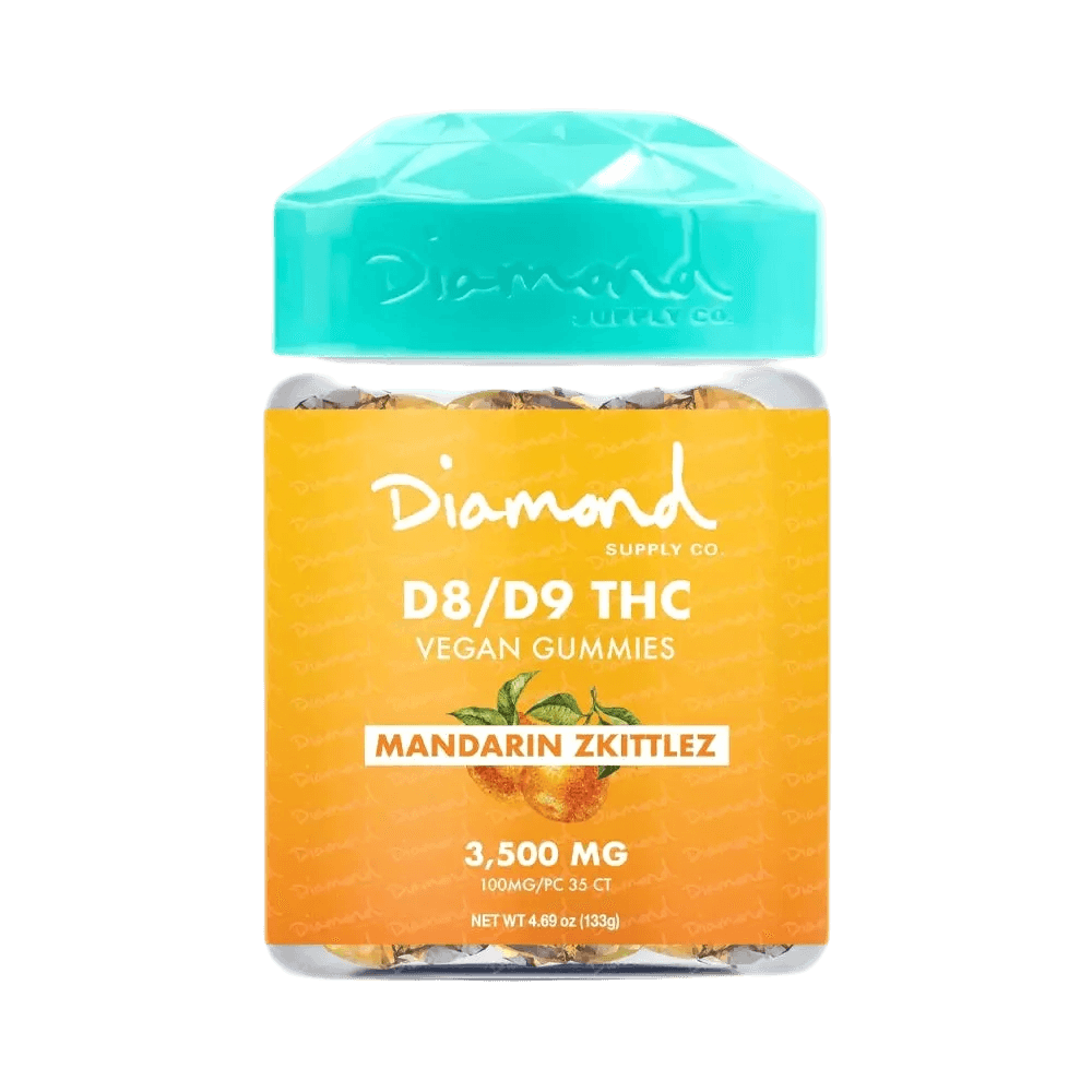 Diamond Supply Co. 3500 mg D8/D9 Gummies Vegan - Coastal Hemp Co