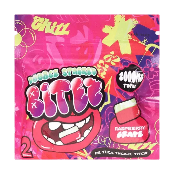 Trippy Sugar - Double Stacked Bitez 2000mg (2pk) - Shop Coastal Hemp Co