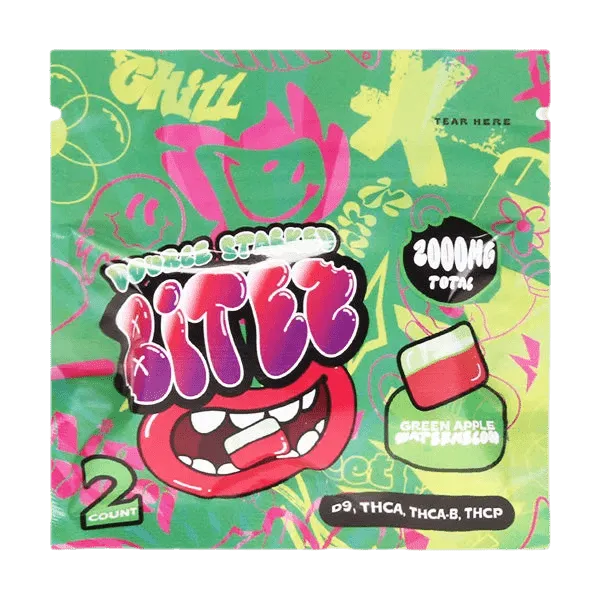 Trippy Sugar - Double Stacked Bitez 2000mg (2pk) - Shop Coastal Hemp Co