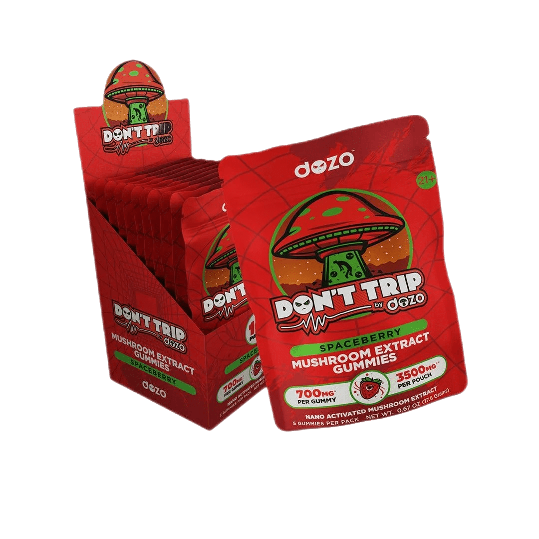Dozo Don’t Trip Mushroom Gummies 3500 mg NEW + THCP - Coastal Hemp Co