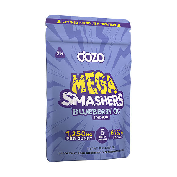 Dozo Mega Smashers Gummies 5ct ( 6250mg )