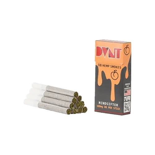 D8 Hemp Smokes 10 Pack (Mindsifter Peach Pre-Rolls) - Coastal Hemp Co