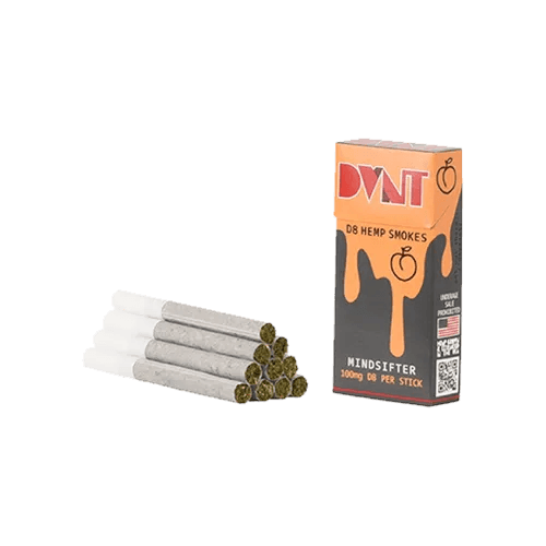 D8 Hemp Smokes 10 Pack (Mindsifter Peach Pre-Rolls) - Coastal Hemp Co