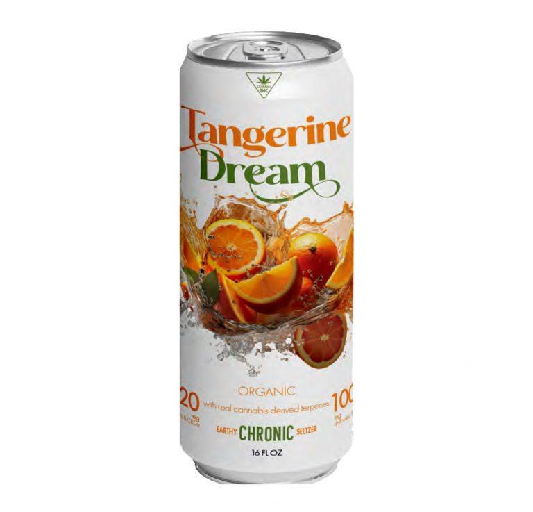 Earthy Tangerine Dream 100mg THC Beverage - Coastal Hemp Co