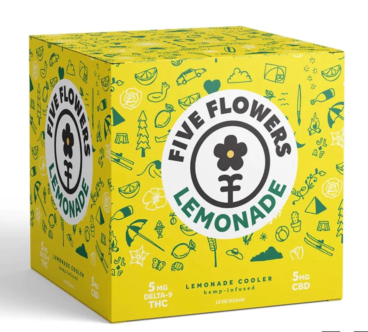 Five Flowers - Five Flowers Delta 9 Seltzers 5 mg Hemp-Derived Cooler - Shop Coastal Hemp Co