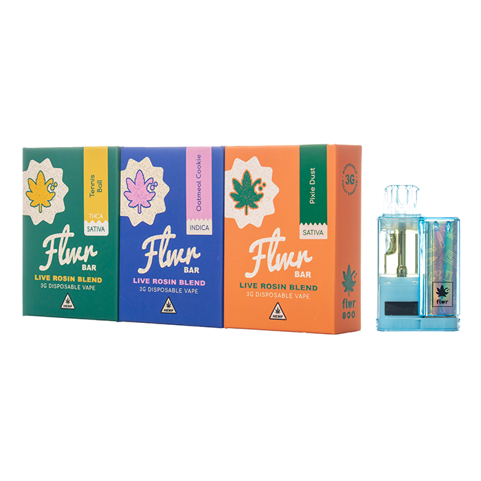 FLWR Bar THCA Live Rosin Disposable 3G