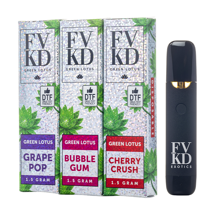 FVKD Green Lotus Disposable 1.5G - Coastal Hemp Co