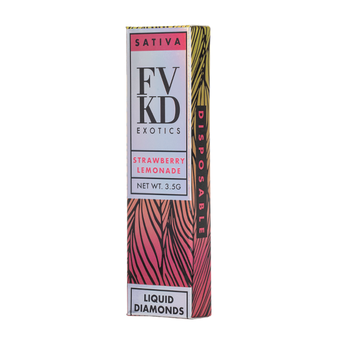 FVKD Exotics THCA Liquid Diamonds Disposable 3.5G Get FVKD Coastal Hemp Co