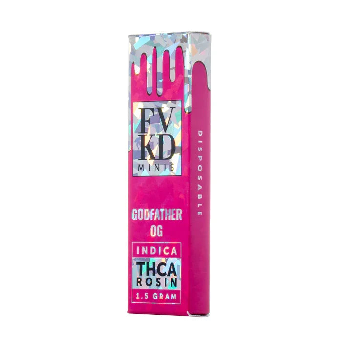 Godfather Og Disposable Vape FVKD Minis THCA Rosin Disposable Vape Godfather Og Disposable Vape FVKD Minis THCA Rosin Disposable Vape