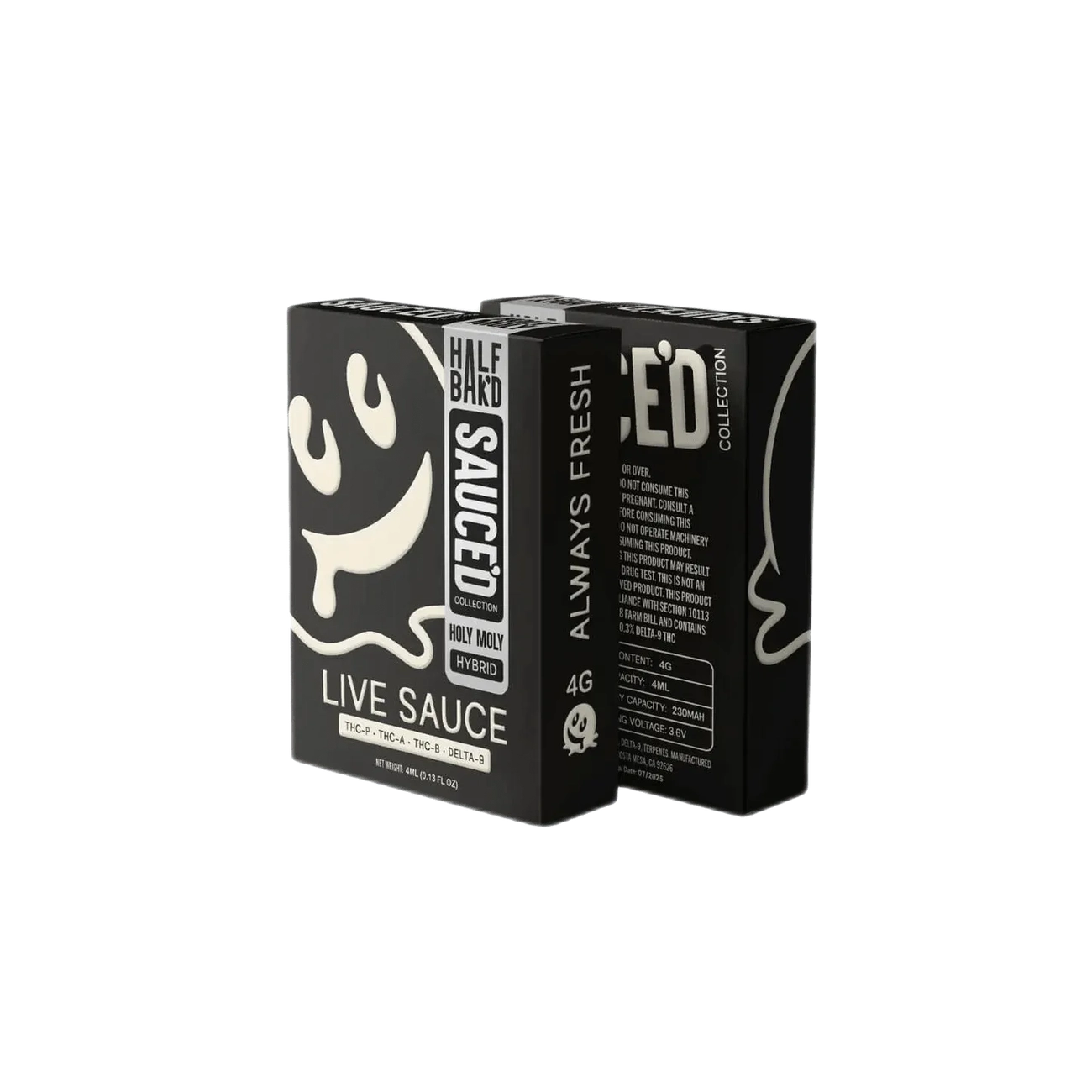 HALF BAK'D - Sauce'd Disposable 4G - Coastal Hemp Co
